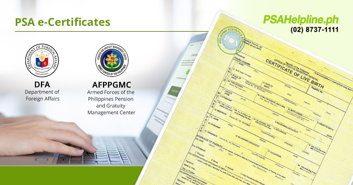 e-certificates make submission processes faster and more efficient